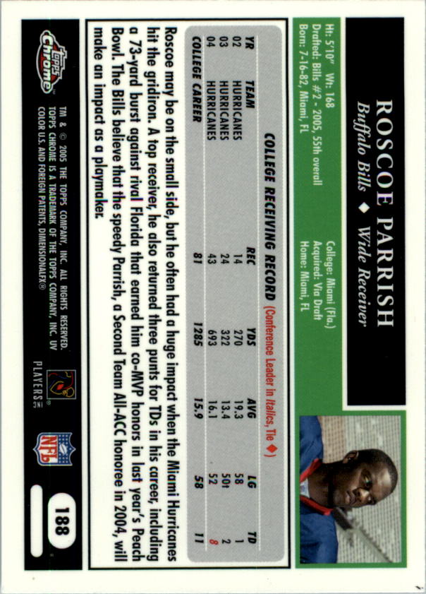 A0889- 2005 Topps Chrome FB Cards 1-200 +Rookies -You Pick- 15+ FREE US SHIP - Picture 361 of 379