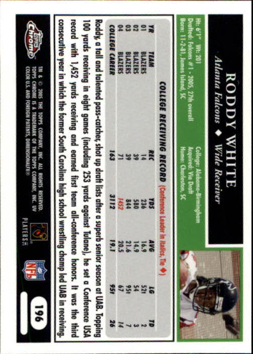 A0889- 2005 Topps Chrome FB Cards 1-200 +Rookies -You Pick- 15+ FREE US SHIP - Picture 373 of 379