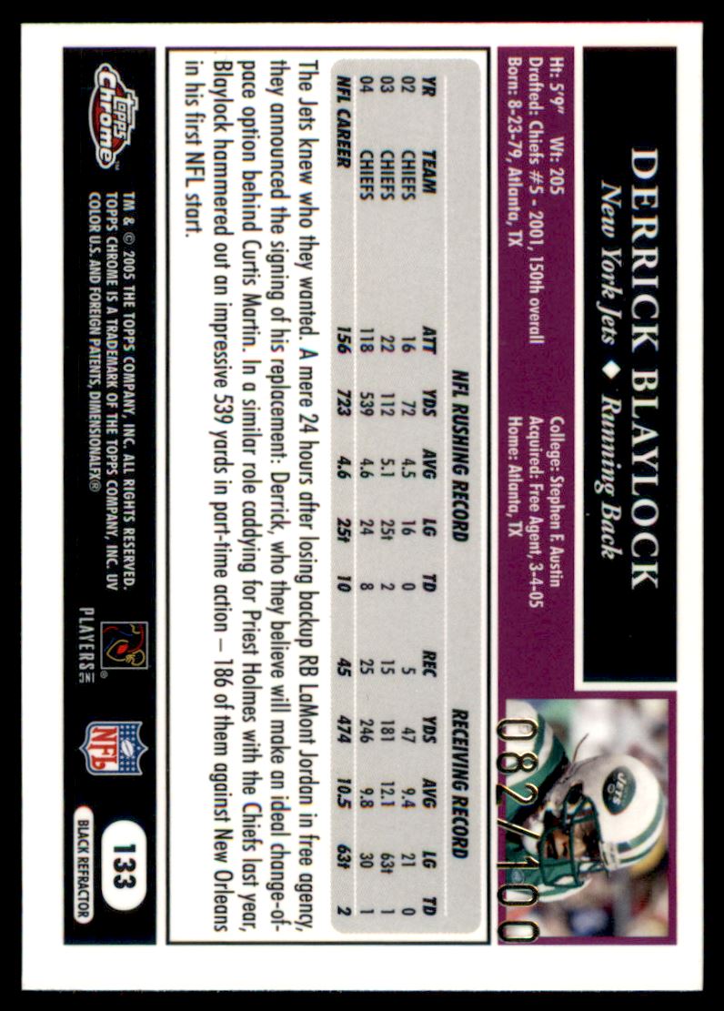 Sports Card Back