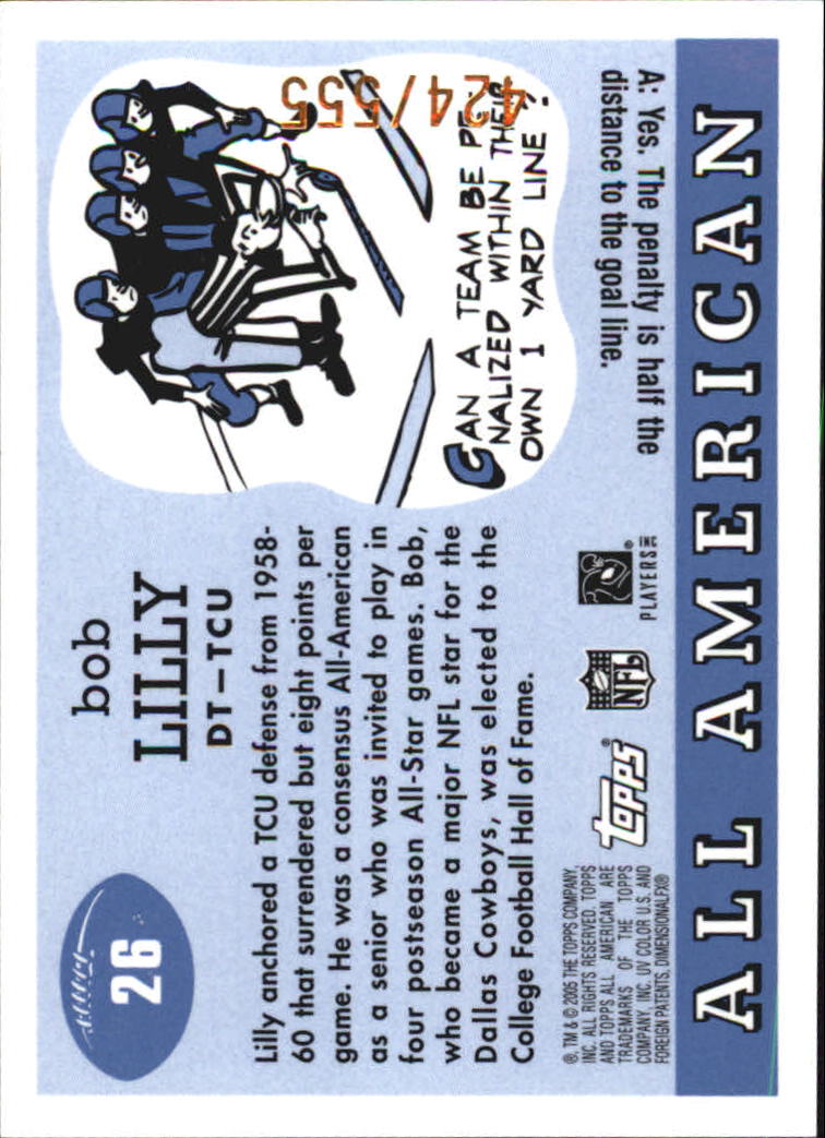 Sports Card Back