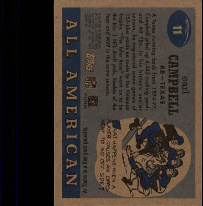 Sports Card Back