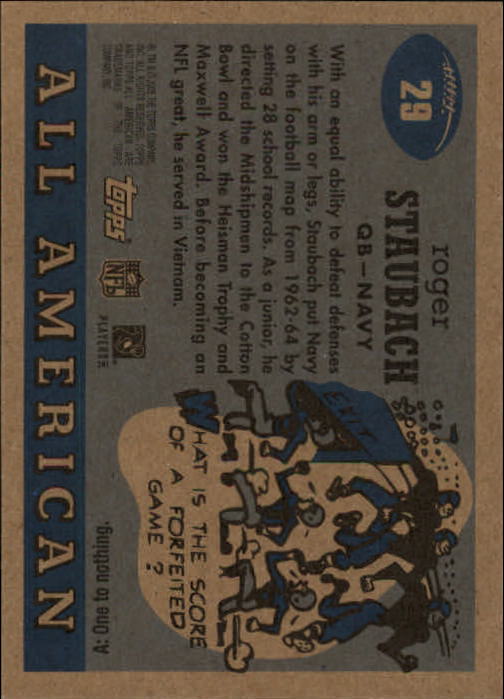 Sports Card Back
