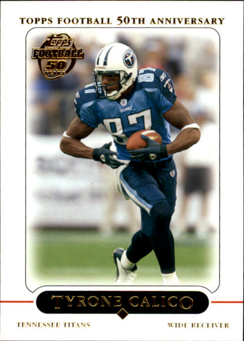 Kevin Dyson autographed football card (Tennessee Titans) 2000 Topps #217