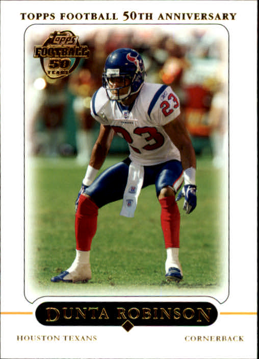 2005 Topps #127 Dunta Robinson