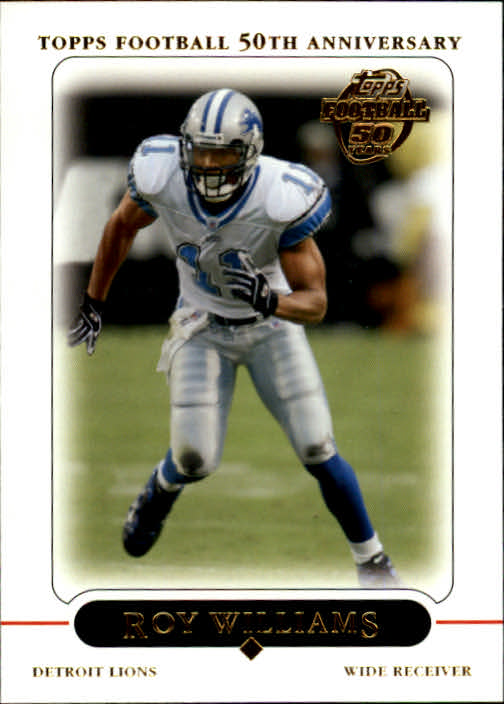 2005 Topps #157 Roy Williams WR