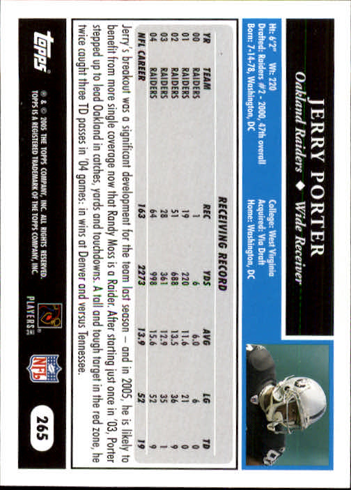 A0834- 2005 Topps Football Cards 251-440 +Rookies -You Pick- 15+ FREE US SHIP - Picture 29 of 333