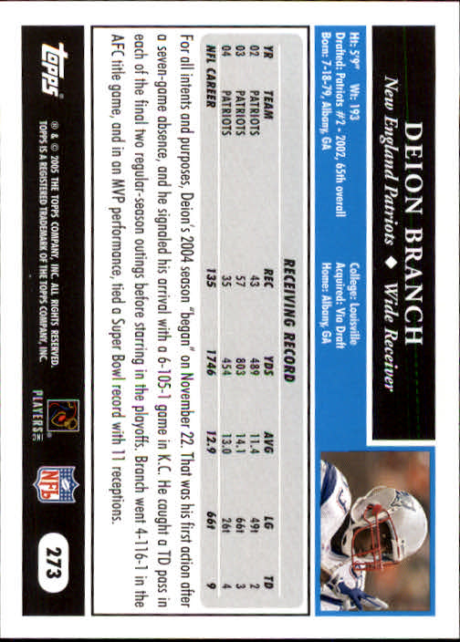 A0834- 2005 Topps Football Cards 251-440 +Rookies -You Pick- 15+ FREE US SHIP - Picture 45 of 333