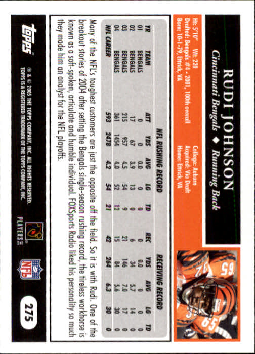 A0834- 2005 Topps Football Cards 251-440 +Rookies -You Pick- 15+ FREE US SHIP - Picture 49 of 333