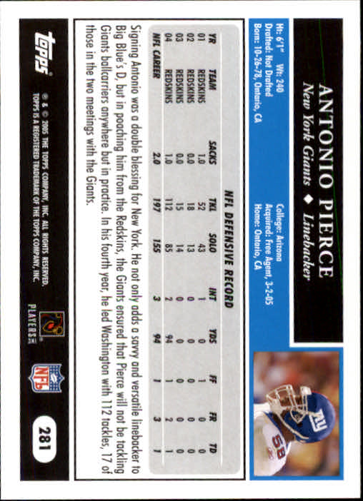 A0834- 2005 Topps Football Cards 251-440 +Rookies -You Pick- 15+ FREE US SHIP - Picture 57 of 333