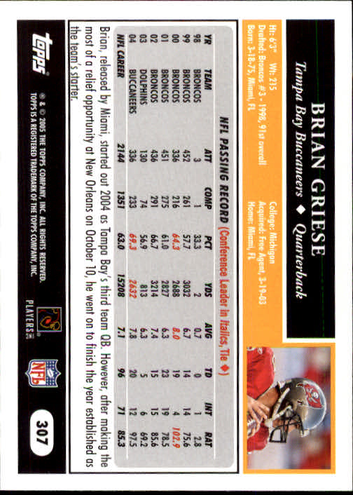 A0834- 2005 Topps Football Cards 251-440 +Rookies -You Pick- 15+ FREE US SHIP - Picture 109 of 333