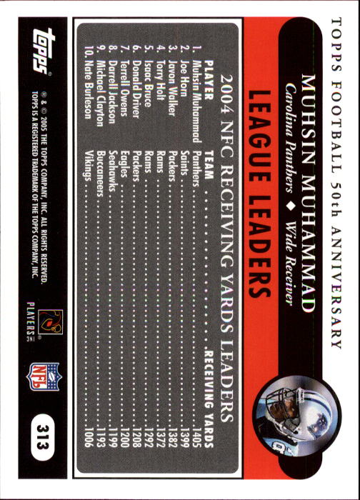 A0834- 2005 Topps Football Cards 251-440 +Rookies -You Pick- 15+ FREE US SHIP - Picture 121 of 333