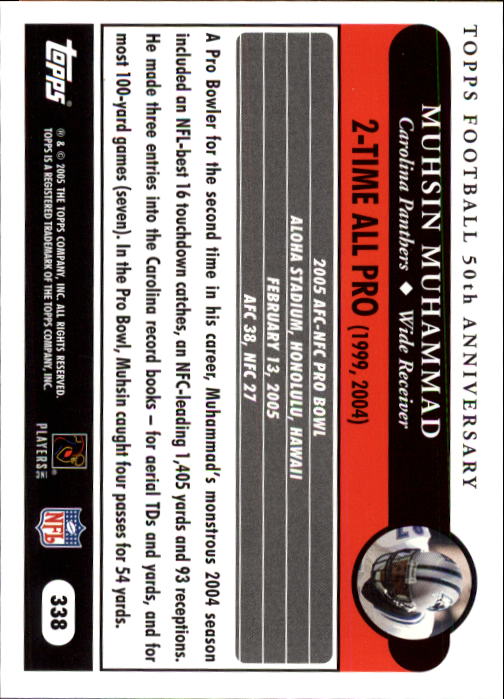 A0834- 2005 Topps Football Cards 251-440 +Rookies -You Pick- 15+ FREE US SHIP - Picture 155 of 333