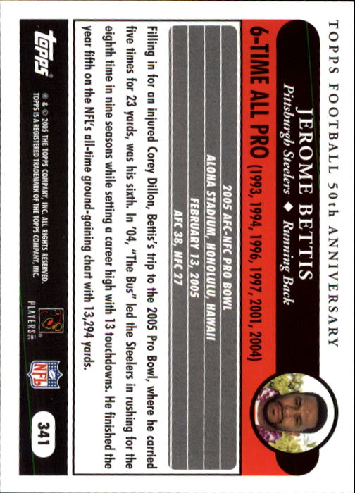A0834- 2005 Topps Football Cards 251-440 +Rookies -You Pick- 15+ FREE US SHIP - Picture 161 of 333