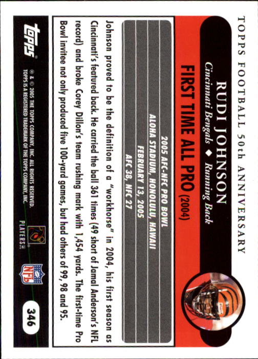 A0834- 2005 Topps Football Cards 251-440 +Rookies -You Pick- 15+ FREE US SHIP - Picture 171 of 333