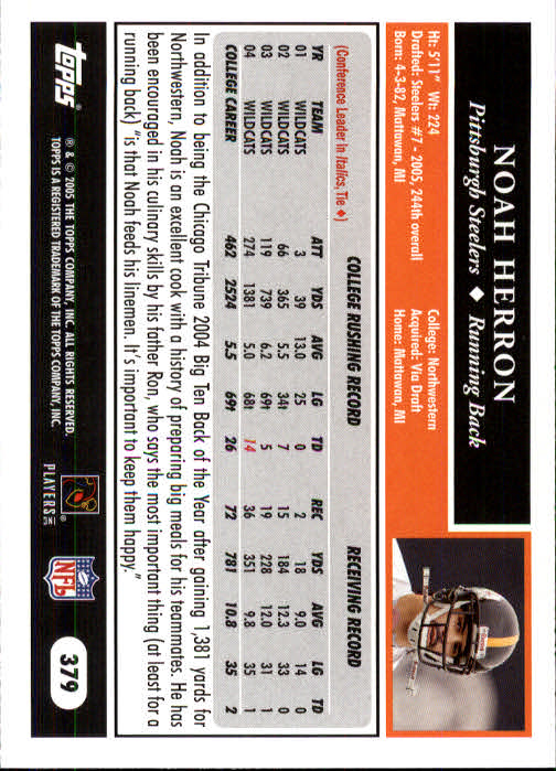 A0834- 2005 Topps Football Cards 251-440 +Rookies -You Pick- 15+ FREE US SHIP - Picture 229 of 333