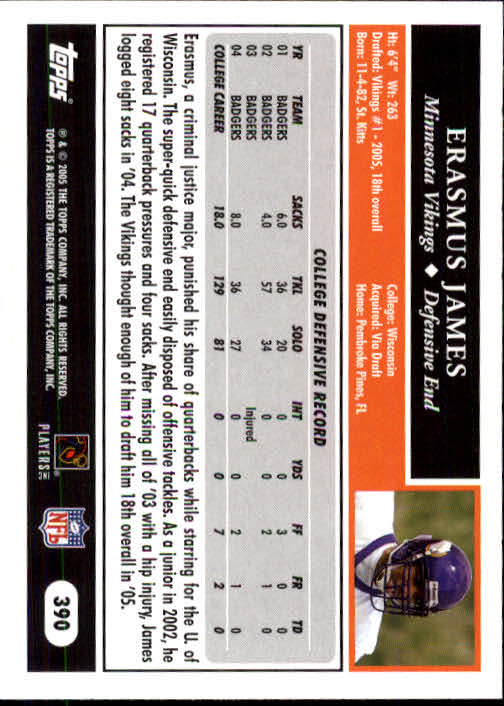 A0834- 2005 Topps Football Cards 251-440 +Rookies -You Pick- 15+ FREE US SHIP - Picture 251 of 333