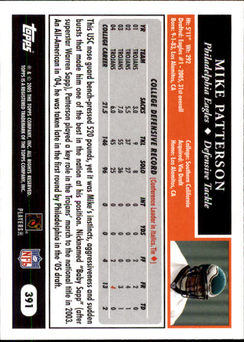 A0834- 2005 Topps Football Cards 251-440 +Rookies -You Pick- 15+ FREE US SHIP - Picture 253 of 333