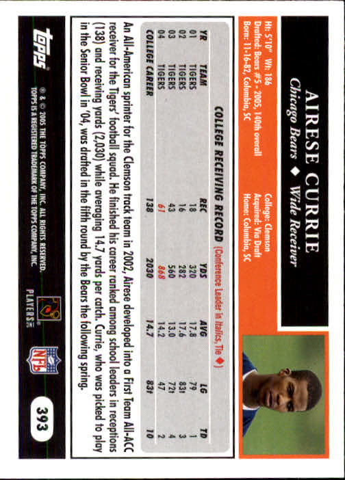 A0834- 2005 Topps Football Cards 251-440 +Rookies -You Pick- 15+ FREE US SHIP - Picture 257 of 333