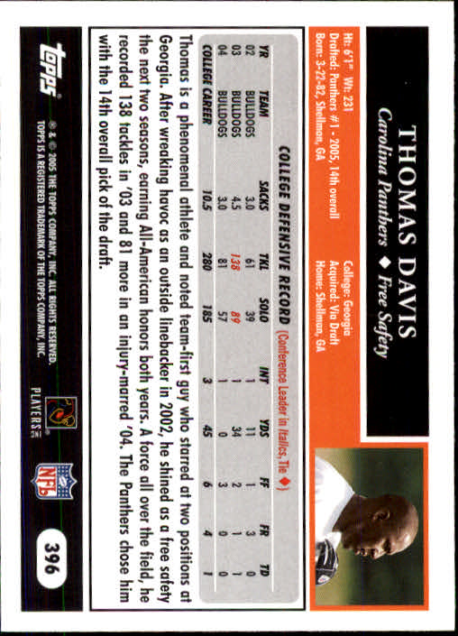 A0834- 2005 Topps Football Cards 251-440 +Rookies -You Pick- 15+ FREE US SHIP - Picture 261 of 333