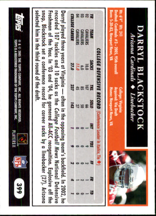 A0834- 2005 Topps Football Cards 251-440 +Rookies -You Pick- 15+ FREE US SHIP - Picture 267 of 333