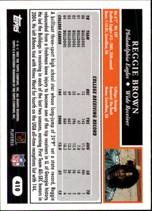 A0834- 2005 Topps Football Cards 251-440 +Rookies -You Pick- 15+ FREE US SHIP - Picture 287 of 333