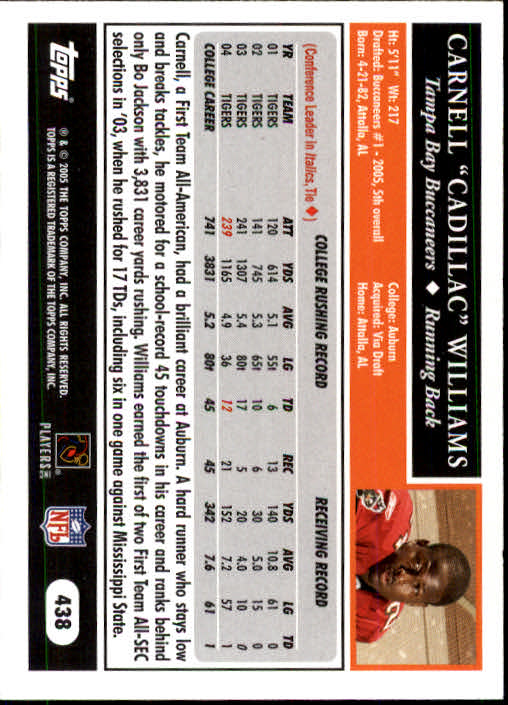 A0834- 2005 Topps Football Cards 251-440 +Rookies -You Pick- 15+ FREE US SHIP - Picture 329 of 333