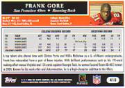 Sports Card Back