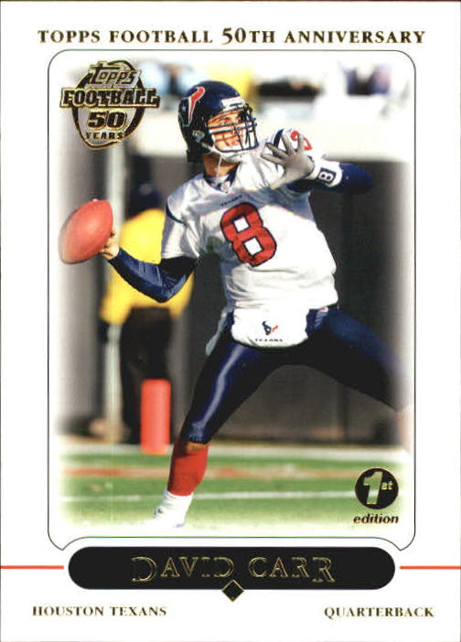 2005 Topps First Edition #55 David Carr