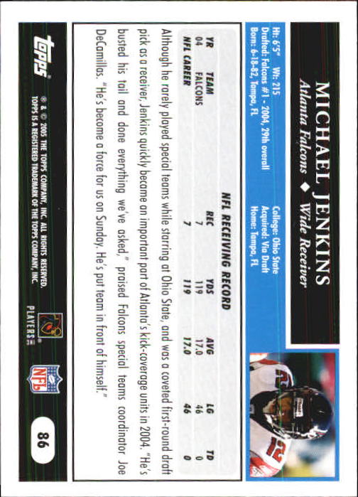 Sports Card Back