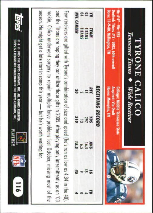 Sports Card Back