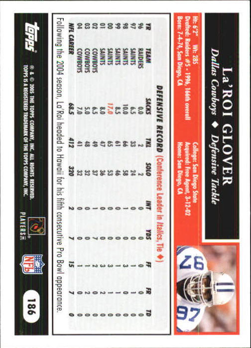 Sports Card Back
