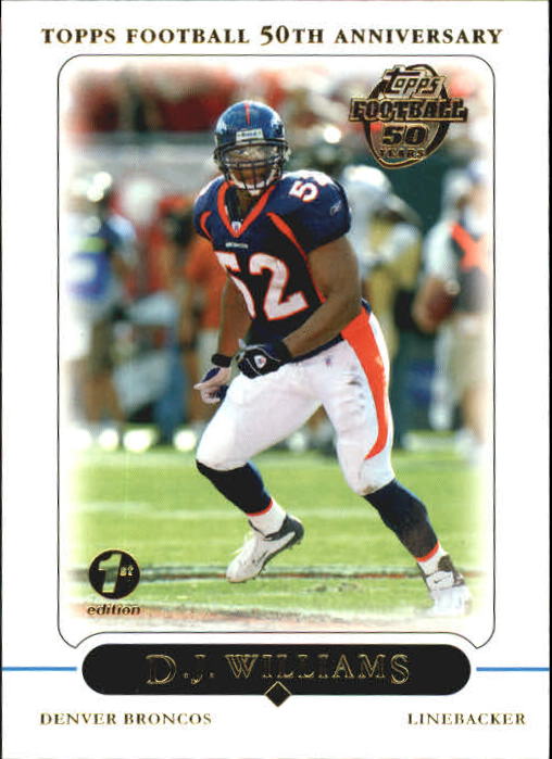 2005 Topps First Edition #285 D.J. Williams