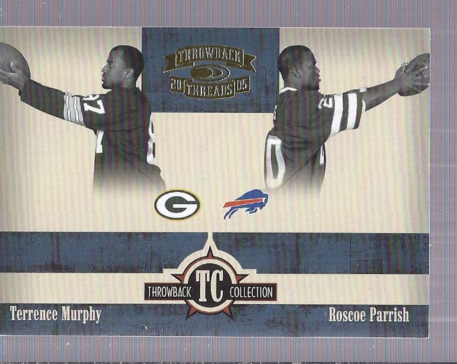 2005 Throwback Threads Throwback Collection #12 Terrence Murphy/Roscoe Parrish