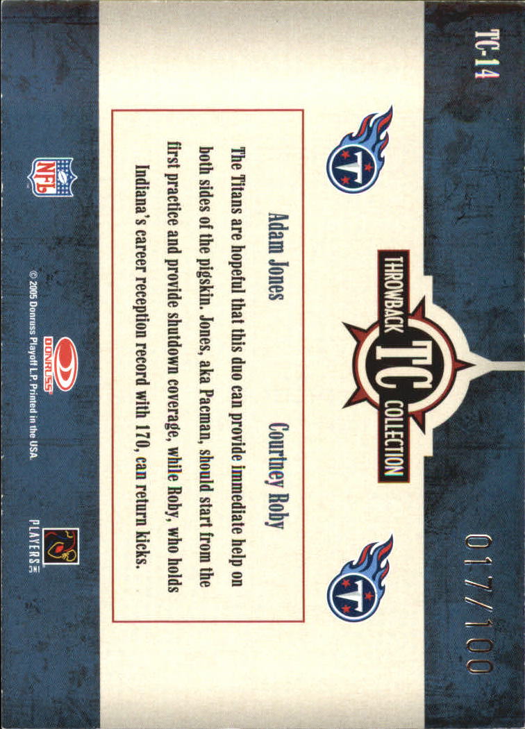 Sports Card Back