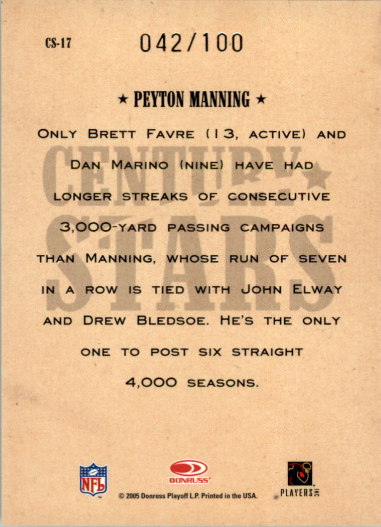 Sports Card Back
