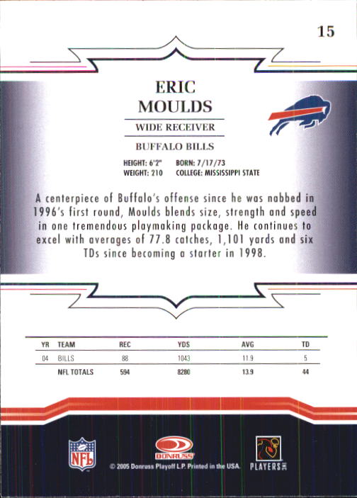 Sports Card Back