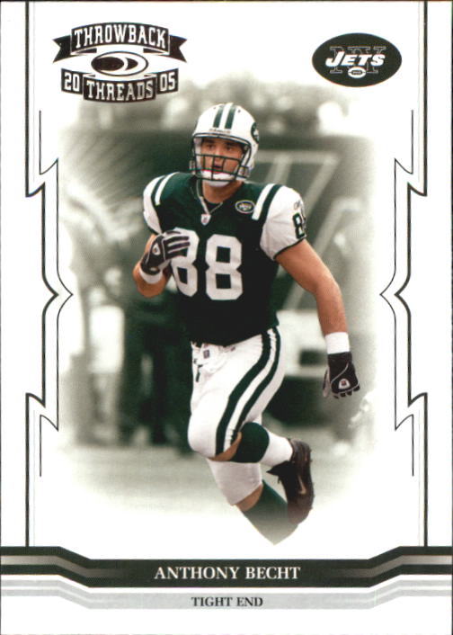 2005 Throwback Threads #99 Anthony Becht