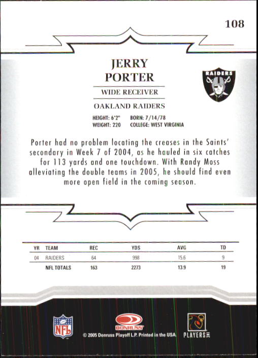 Sports Card Back