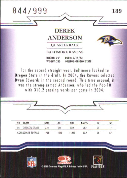 Sports Card Back