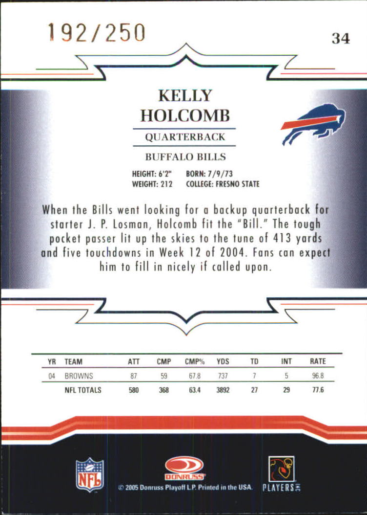 Sports Card Back
