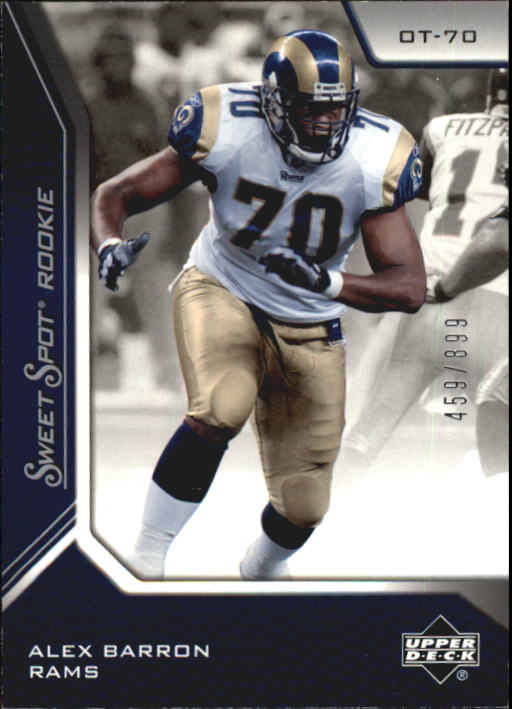2005 Sweet Spot (Upper Deck) Football "Main Set" Cards #1 to #301 - Picture 200 of 227