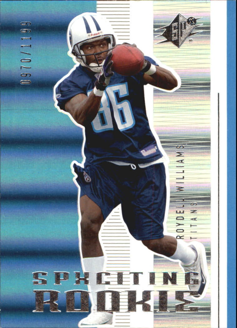 2005 SPx (Upper Deck) Football "Main Set" Cards #1 to #197 - Picture 210 of 275
