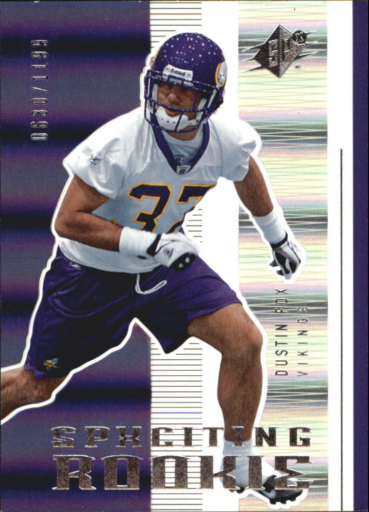 2005 SPx (Upper Deck) Football "Main Set" Cards #1 to #197 - Picture 220 of 275