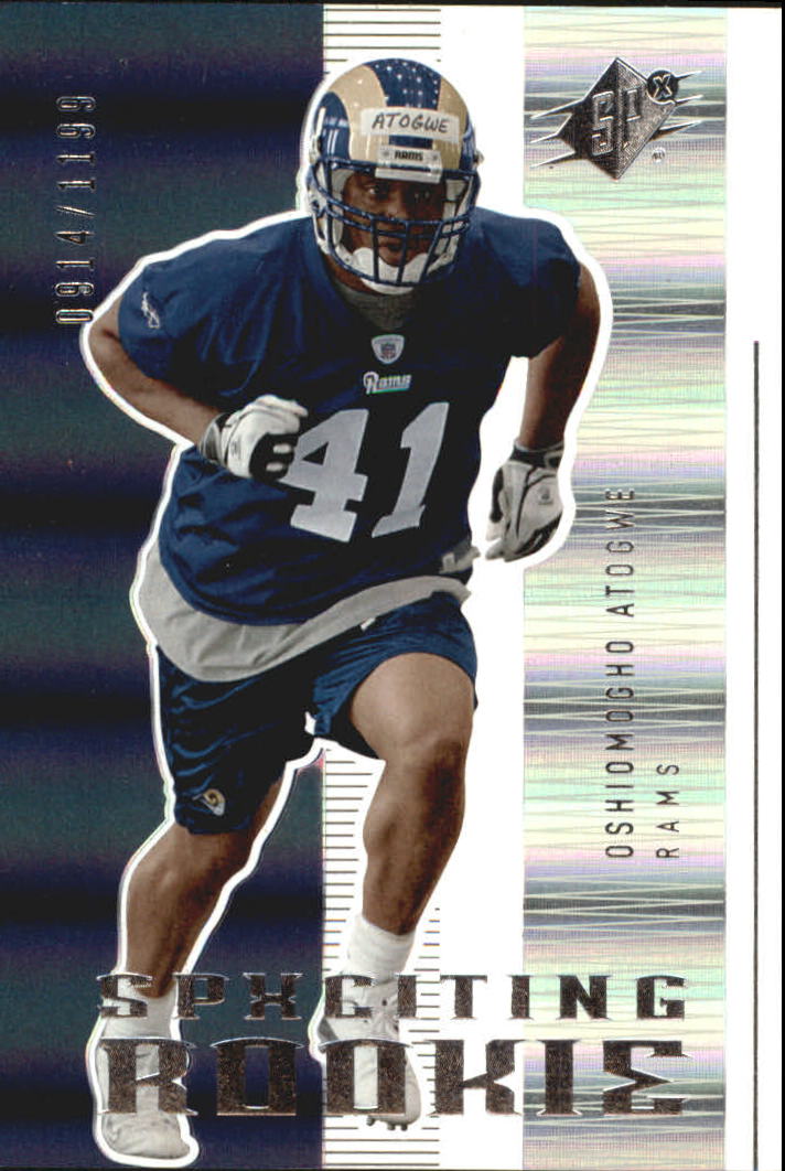 2005 SPx (Upper Deck) Football "Main Set" Cards #1 to #197 - Picture 222 of 275