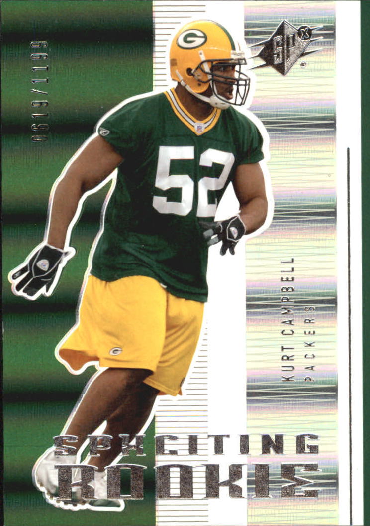 2005 SPx (Upper Deck) Football "Main Set" Cards #1 to #197 - Picture 232 of 275