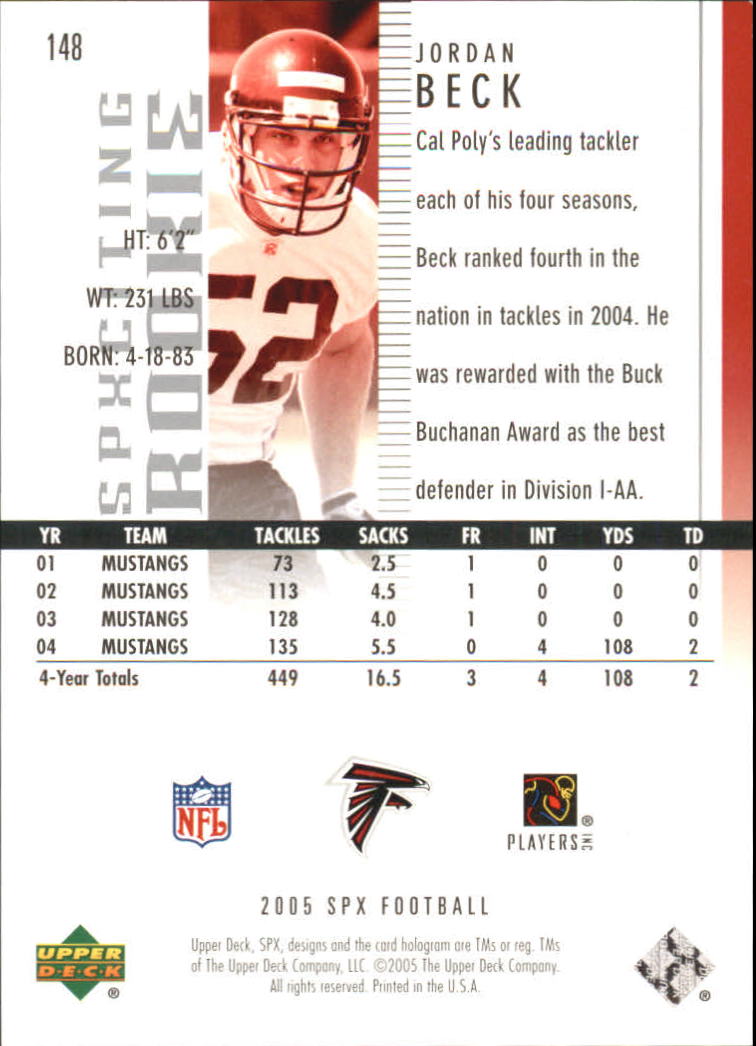 2005 SPx (Upper Deck) Football "Main Set" Cards #1 to #197 - Picture 243 of 275
