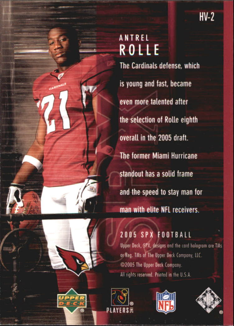 2005 SPx (Upper Deck) Football "Holoview" Insert Cards - Picture 5 of 59