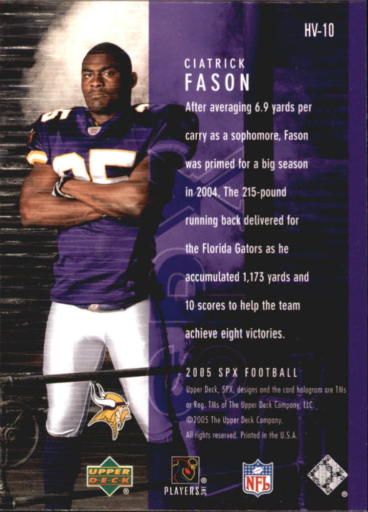 2005 SPx (Upper Deck) Football "Holoview" Insert Cards - Picture 21 of 59