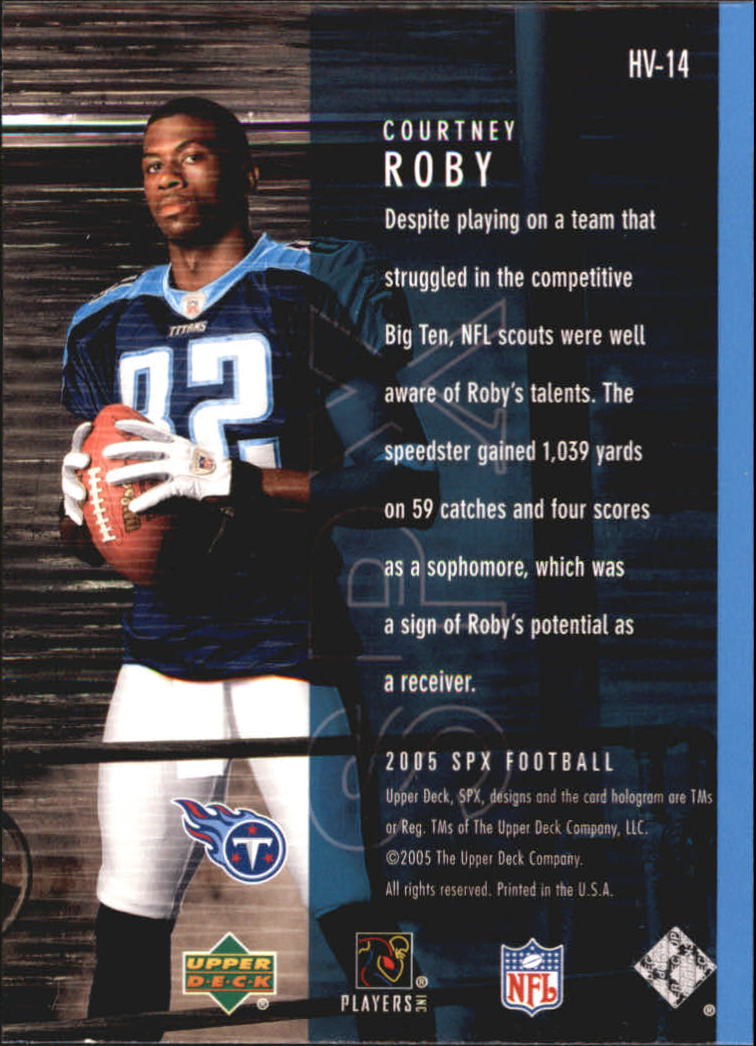2005 SPx (Upper Deck) Football "Holoview" Insert Cards - Picture 29 of 59