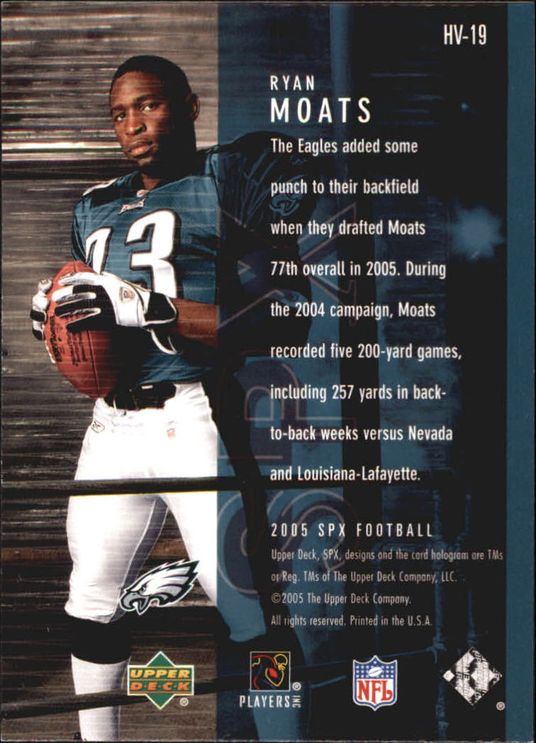 2005 SPx (Upper Deck) Football "Holoview" Insert Cards - Picture 39 of 59